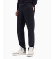 Armani Exchange Pantalon chino en gabardine marine