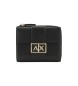 Armani Exchange Monedero logo Negro