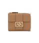 Armani Exchange Brown logo coin purse