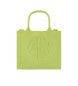 Armani Exchange Melkachtige tas met groen logo in reliëf