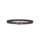 Armani Exchange Leather belt Básic brown