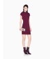 Armani Exchange Robe cintrée bordeaux