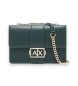 Armani Exchange Logo Metal green bag