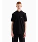Armani Exchange Polo Logo črna