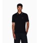 A|X Armani Exchange Polo con finiture nere