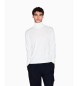Armani Exchange Schildpadden trui wit