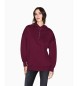 Armani Exchange Felpa moderna color bordeaux