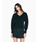 A|X Armani Exchange Sweatshirt with wide sleeves dark green
