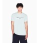 Armani Exchange Klassisk blå T-shirt