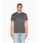 A|X Armani Exchange T-shirt Slim Macro szary