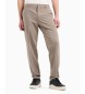 Armani Exchange Beżowe spodnie Flow