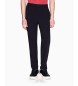Armani Exchange Spodnie Flow navy