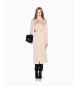 AIX Armani Exchange Dress with hidden buttons beige