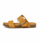 Art Leren sandalen 0175 Creta geel