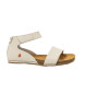 Art Usnjene sandale 0382 beige Crete