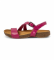 Art 1045 I Breathe roze leren sandalen