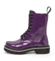 Art Bottines en cuir lilas 1167