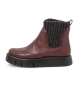 Art Bottines en cuir 1348 bordeaux