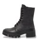 Art York 1375 Leather Ankle Boots Black