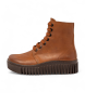Art Botines de Piel 1517 Brighton marrn