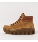 Art Zapatos de piel con plataforma 1532S Silk Suede Toffee/Brighton