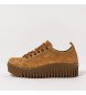 Art Leather platform shoes 1535S Silk Suede Toffee/Brighton