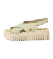 Art Sandalias de piel 1574 Brighton verde lima