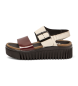 Art Sandales en cuir 1578 Brighton bordeaux, beige