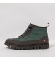 Art Green leather ankle boots