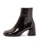 Art Lederstiefeletten 1706 Verona schwarz
