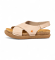Art Leather Sandals 1710S Rhodes beige
