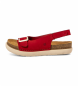 Art Leather sandals 1719 Rhodes red