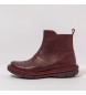 Art Leather Ankle Boots 1730 Misano red