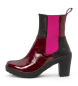 Art Lederstiefeletten 1762 burgundy