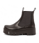 Art Leder-Stiefeletten 1766 Leeds schwarz