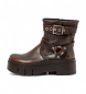 Art Leder-Stiefeletten 1767 Leeds braun