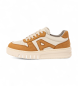 Art Leren sneakers 1777 Beleville wit, geel