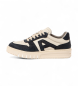 Art Leren sneakers 1777 Beleville wit, marine