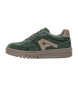 Art 1777S Sneaker in pelle verde Silk suede