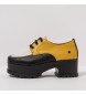 Art Shoes with platform 182 yellow -platform height: 6cm