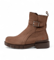 Art 1837 Brown Oxford Leather Ankle Boots