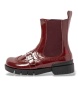 Art Bottines en cuir 1848 Oxford bordeaux