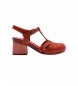 Art Leather Sandals 1874 I Wish red -Heel height 6,5cm