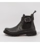 Art Botins em pele 1892 Nappa Preto/ Birmingham