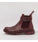 Art Bottines en cuir 1892 Nappa Bordeaux/ Birmingham