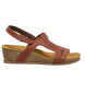 Art Leather Sandals 1932 I Live brown -Heel height 4,5cm
