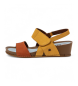 Art Leather sandals 1945 I Imagine yellow, orange