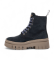 Art Skórzane buty za kostkę 1953 Amberes navy