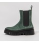 Art Ankelstøvler i læder 1954S Amberes green -Platformhøjde 5 cm