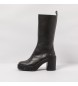 Art 1976 Nappa læderstøvler sort -Hælhøjde: 9cm